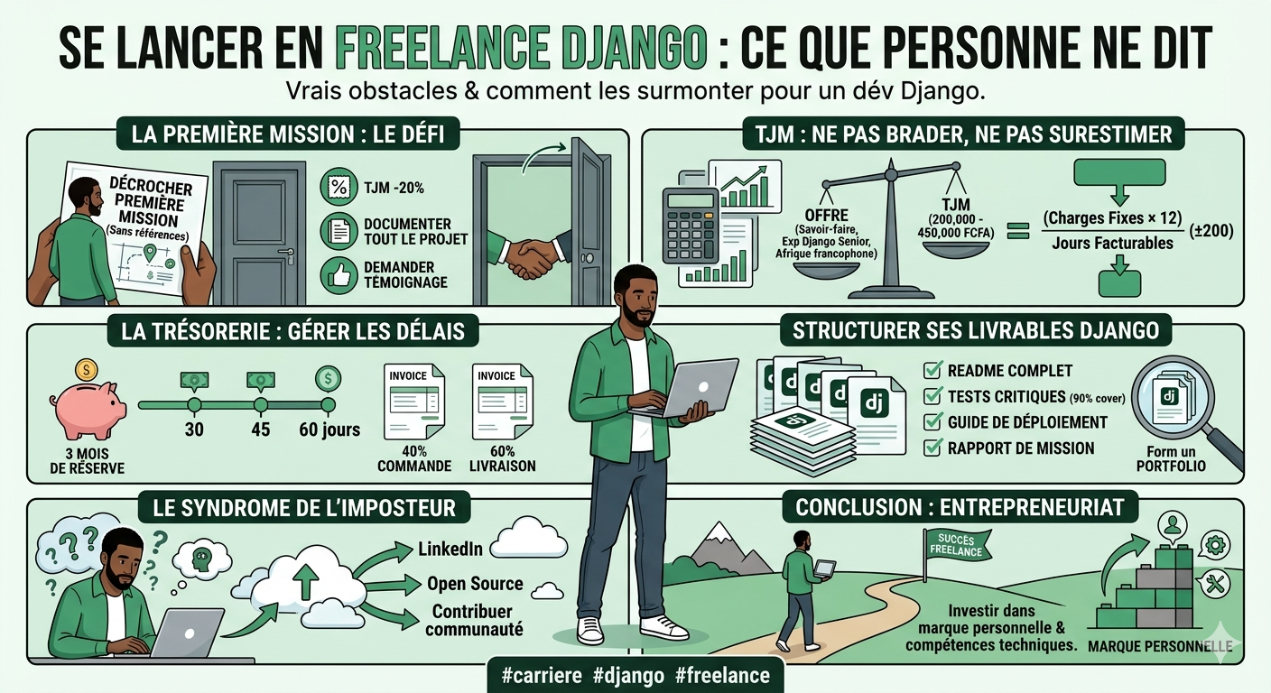 Se lancer en freelance Django : ce que personne ne dit