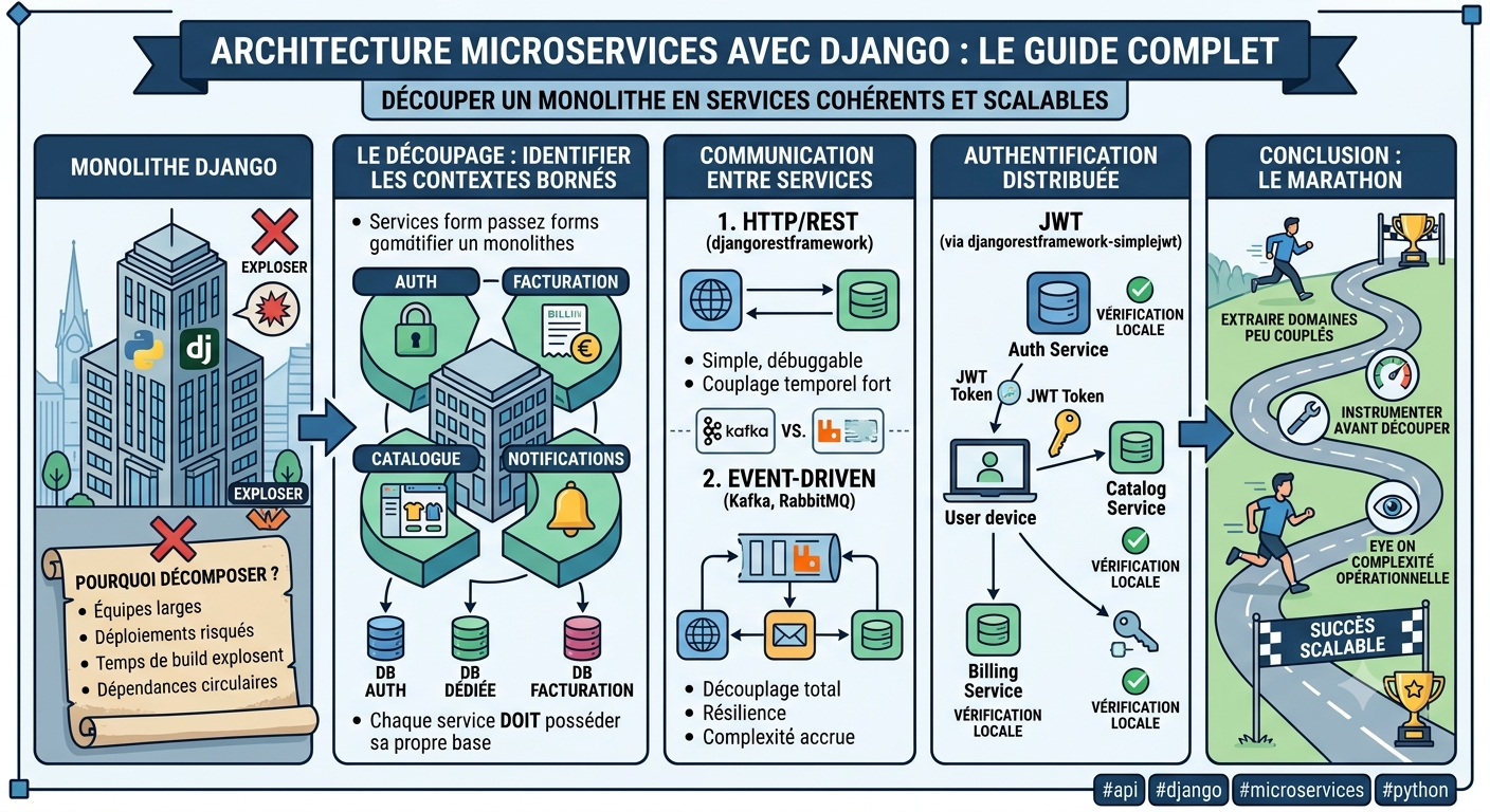 Architecture microservices avec Django : le guide complet