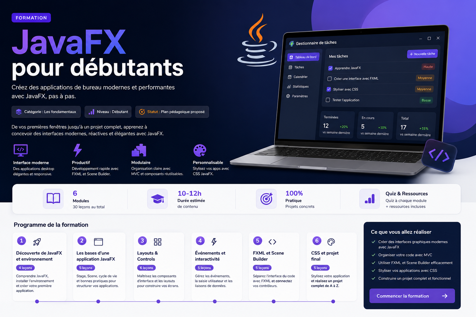 JavaFX : applications desktop modernes